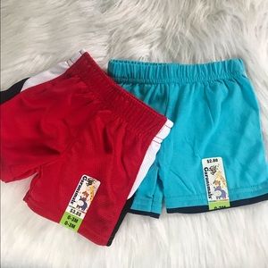 Two Pairs of 0-3 Months Baby Boy Shorts NWT